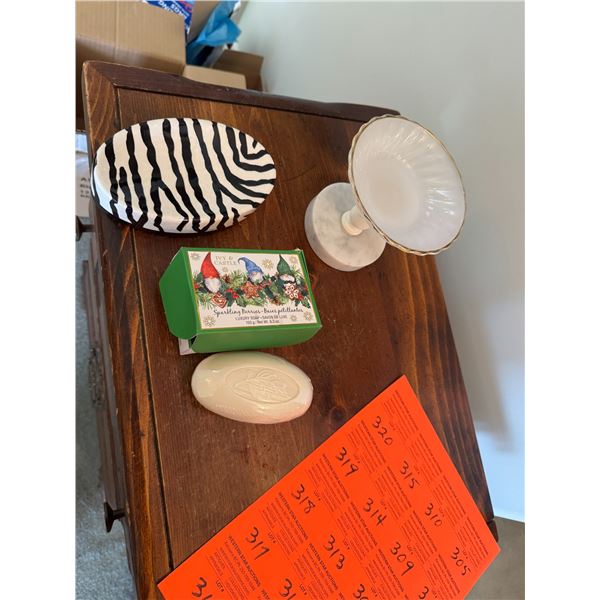 Soap and soap dishes