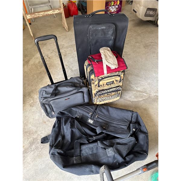 Assorted bags and suitcases