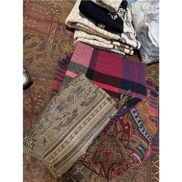 Blanket scarves towels, etc.