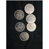 Image 1 : 6x 50cent Canadian coins