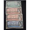 Image 1 : $1, 2x$2, $5 Canadian bills
