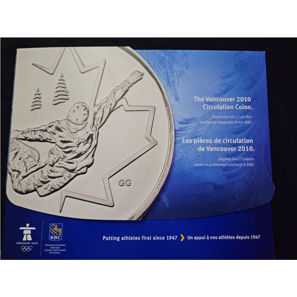 Set of 2010 Olympic coins- missing 1