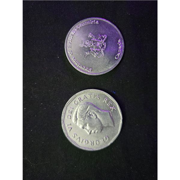 2x Canadian coins