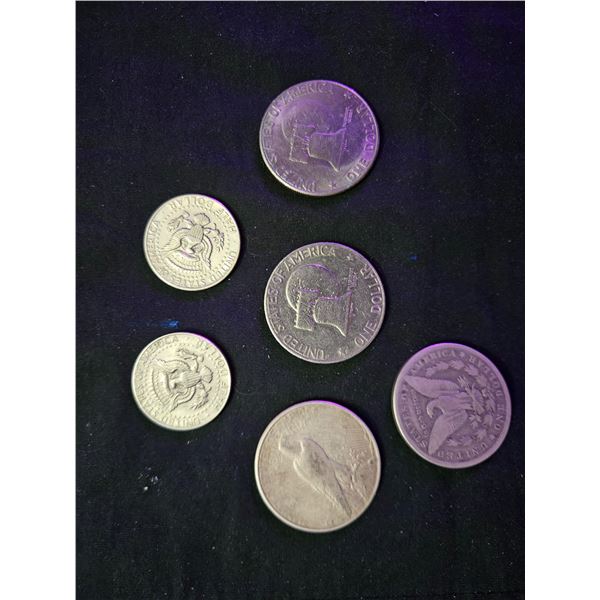 Assorted American coins