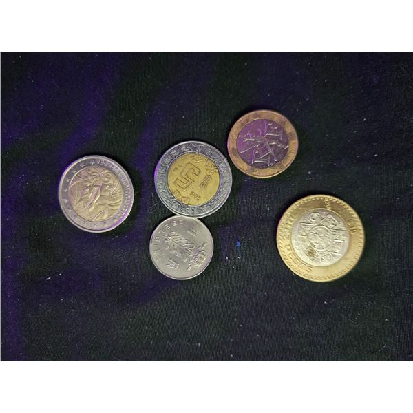 Bag of assorted coins