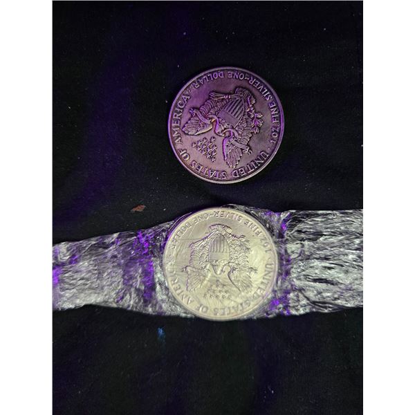 2x Silver American coins
