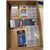 Image 1 : Precision tools, drill, bits, and hardware