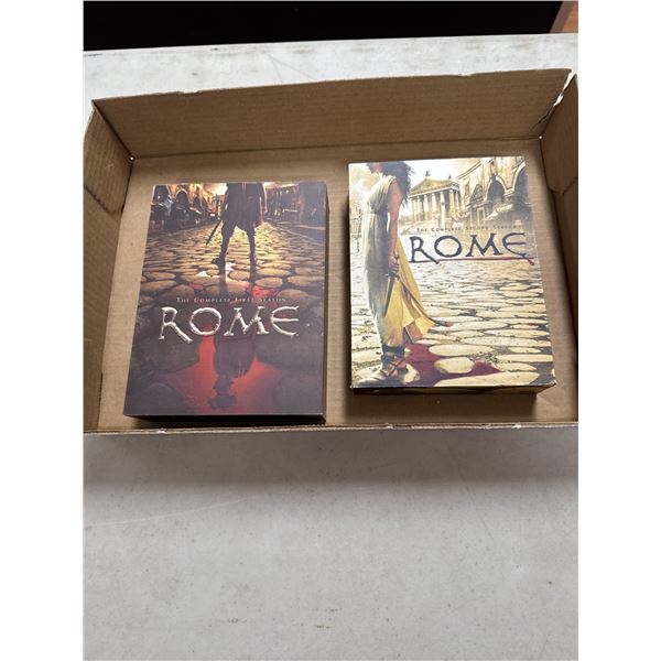 First and second DVD series