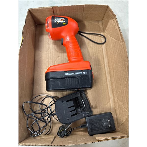 Black & Decker fire storm light
