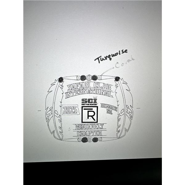 SCI Life Membership with Custom SCI Teddy Roosevelt Belt Buckle
