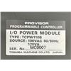 Image 8 : (2) Toshiba #TCPW110B I/O Power Module Provisor Programmable Controllers w/Modules