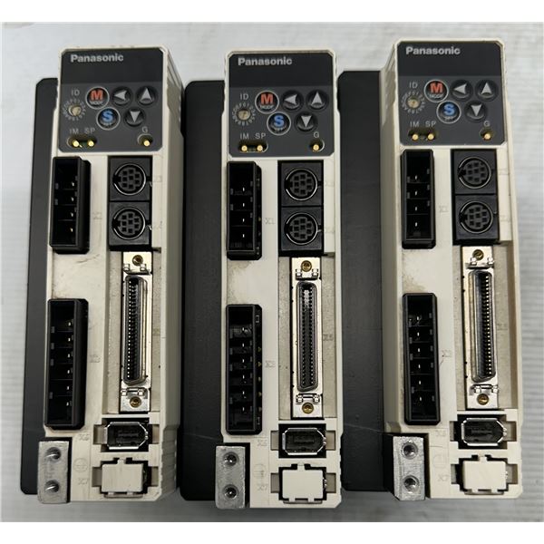 (3) Panasonic #MBDDT2210 AC Servo Drives
