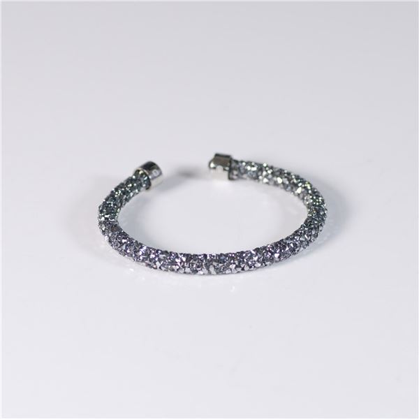 Swarovski Crystaldust Cuff Bracelet in Clear with Original Box