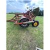 Image 3 : Land roller, shop built, approx. 13ft wide 42in. drums, hyd lift, in transport