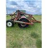Image 6 : Land roller, shop built, approx. 13ft wide 42in. drums, hyd lift, in transport