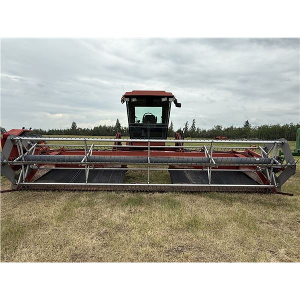 Case IH 8820 Swather, 21ft c/w pickup reels & kear shears, Diesel, CAHR, showing 2036 hrs, SN. CFH00