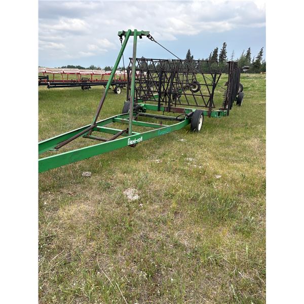 Flexicoil System 82, 12x5' section diamond harrows & drawbar, #149