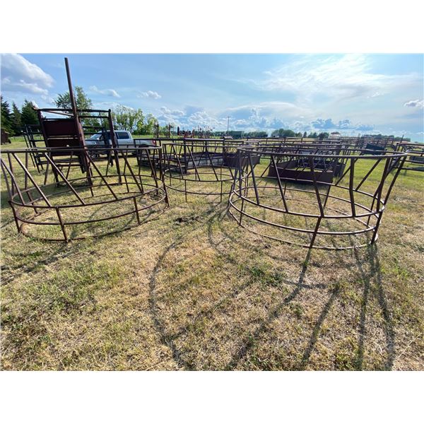 (Selling all together) 3- Rd Bale feeders