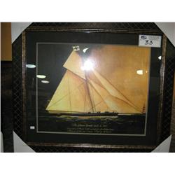 the Schooner Genesta Print