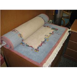 nepal Rose  5 X 3 Wool Area Rug