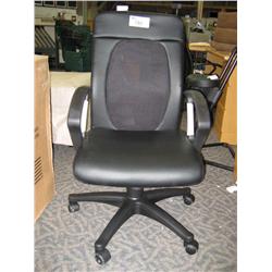 Black Mid  Back Mesh Back Executive