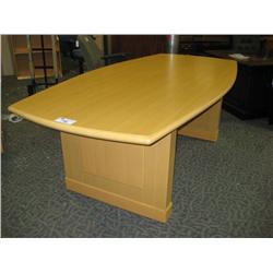 Ash Maple 8 Ft Traditional Boardroom Table