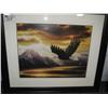 Image 1 : eagle At Sunset Print