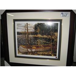 the Canoe Lep By Tom Thomson