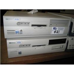 2 -  Hp Vectra  P3 Desktop  Pc's