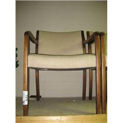 Walnut Frame Client Chair