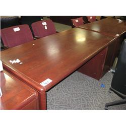 Mahogany 3 Piece Executive Suite With Lateral