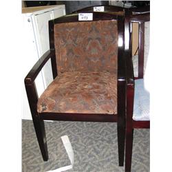 Mahogany Framed Client Chair (t6)