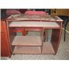 Image 1 : Mahogany Rolling Printer Stand