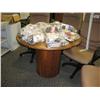 Image 1 : Walnut Round Conference Table