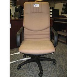 Cream Hi Back Knee Tilter Chair