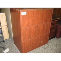 Cherry 3 Drawer Lateral File Cabinet