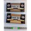 Image 1 : (2) Sets of Four Wood Domino Trays
