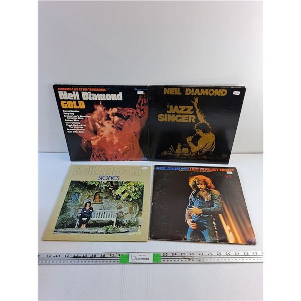 (4) Neil Diamond Vinyl Records