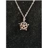 Image 4 : Sterling Silver Snowflake Necklace