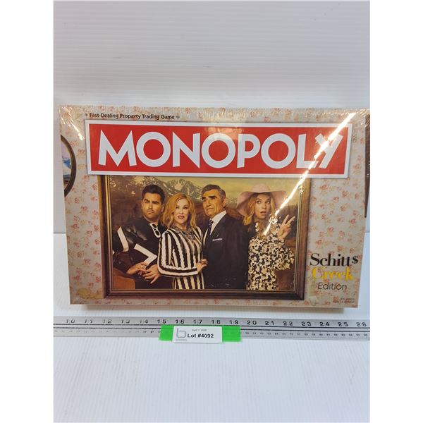 Schitt's Creek Monopoly Board Game - Sealed