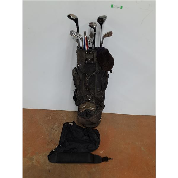 *McGregor Golf Club Bag and Golf Clubs and Umbrella