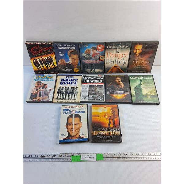 (12)DVD Movies - The Warriors, Encino Man and The Danger of Drifting