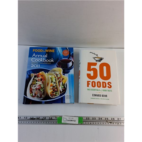 (2) Cookbooks - Annual Cookbook and 50 Foods the Essential of Good Taste