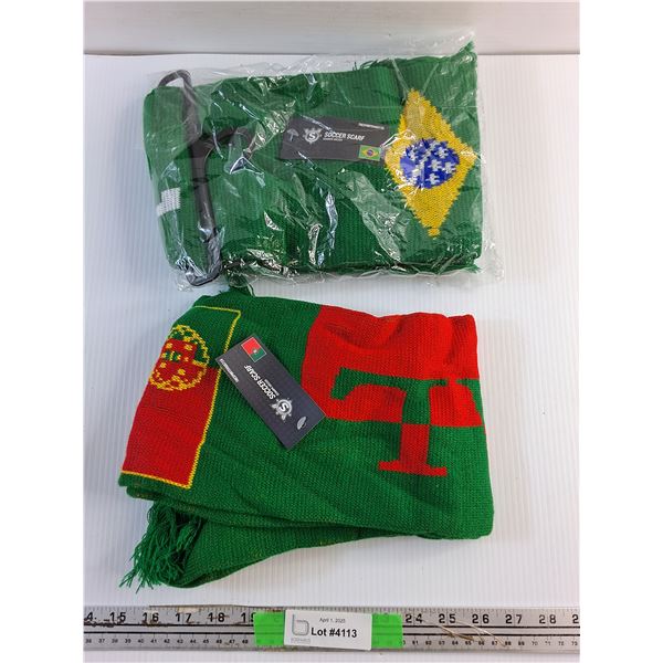 (2) Soccer Scarves