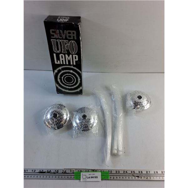 Silver UFO Lamp