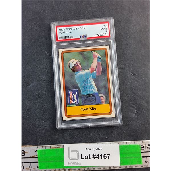 1981 Donruss Golf Tom Kite Trading Card - Cannot Authenticate