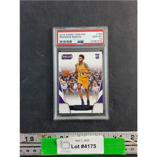 2016 Panini Threads Brandon Ingram Trading Basketball Card - Cannot Authenticate
