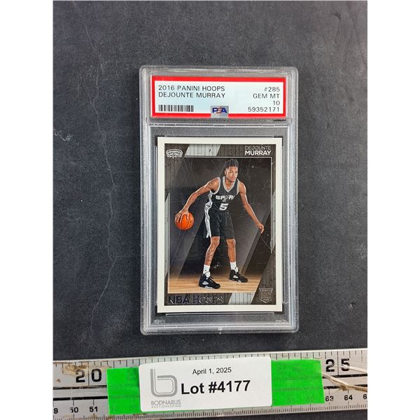 2016 Panini Hoops Dejounte Murray Basketball Trading Card - Cannot Authenticate