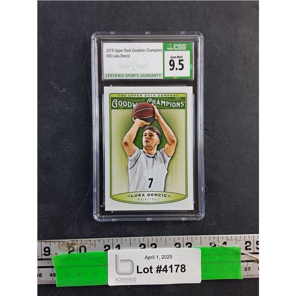 2019 Upper Deck Goodwin Champions #30 Luka Doncic Basketball Trading Card - Cannot Authenticate