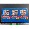 Image 1 : (3) NFL Pro Set 1991 Series 1 The Official NFL Cards Packs